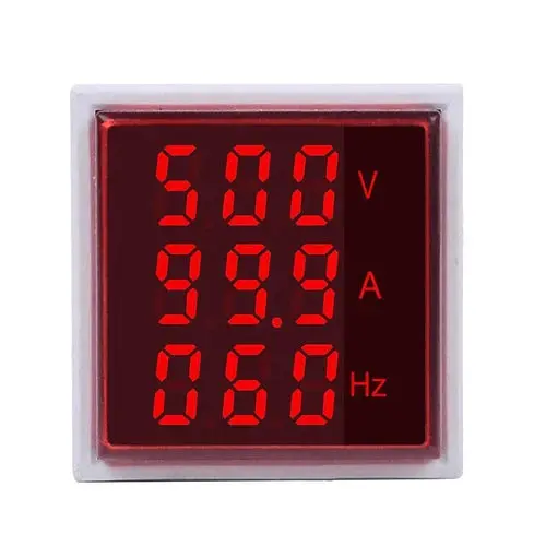 Panel Indicator Light With Volt, Amp & Frequency 1