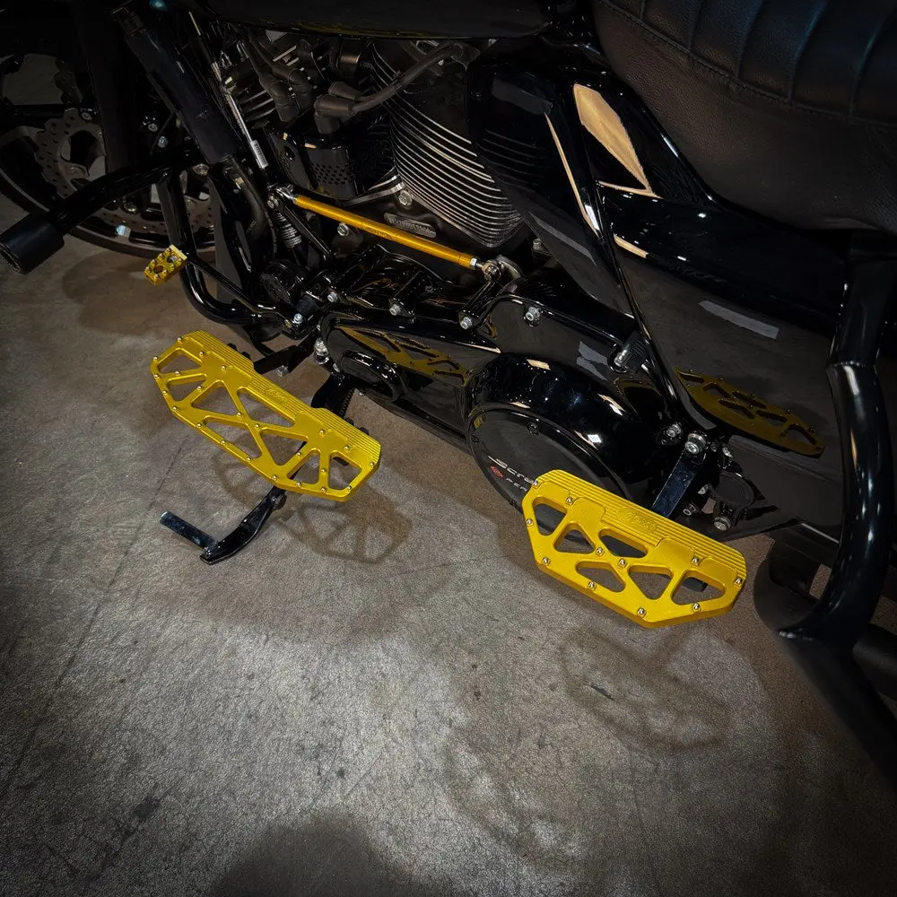 Tc Bros. Pro Series Mx Passenger Floorboards For 1993-Up Harley-Davidson Touring 2