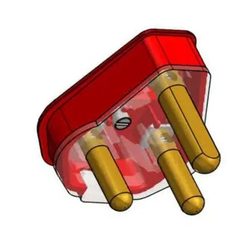Plug Top 3Pin Red Dedicated 1