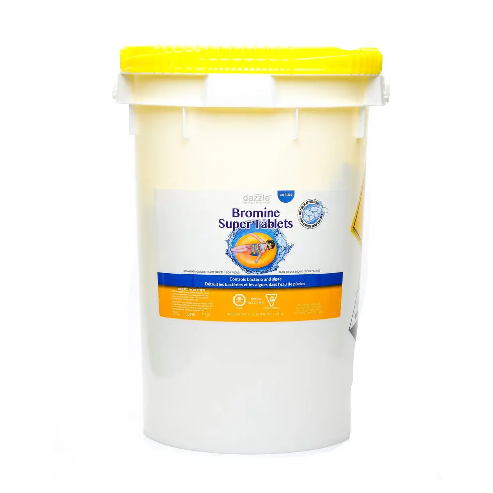 Dazzle 100G Bromine Super Tabs (14Kg Pail) (P/N: Daz01520) 1