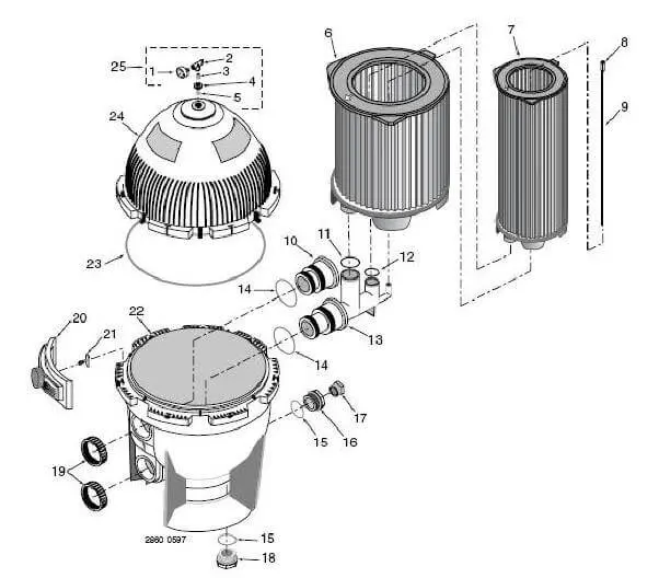 Pentair System Iii Filter O-Ring (P/N: 35505-1425) 2
