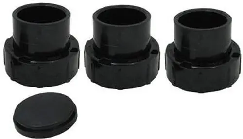 Zodiac/Jandy Universal Half Union And Drain Plug Cap Replacement Kit (P/N: R0461800) 1