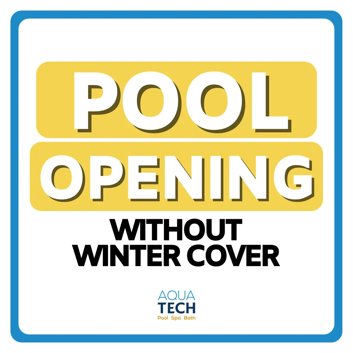 Pool Opening Without Winter Cover 1