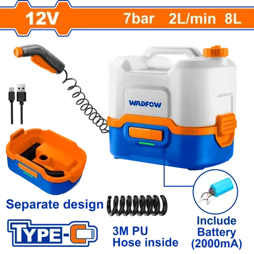 Pressure Washer Cordless 7℔ Wadfow 2