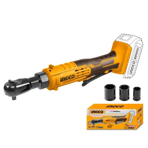 Ratchet Driver Cordless 𝑃20ˢ 3/8" 65𝑁-𝑚 Ingco 1