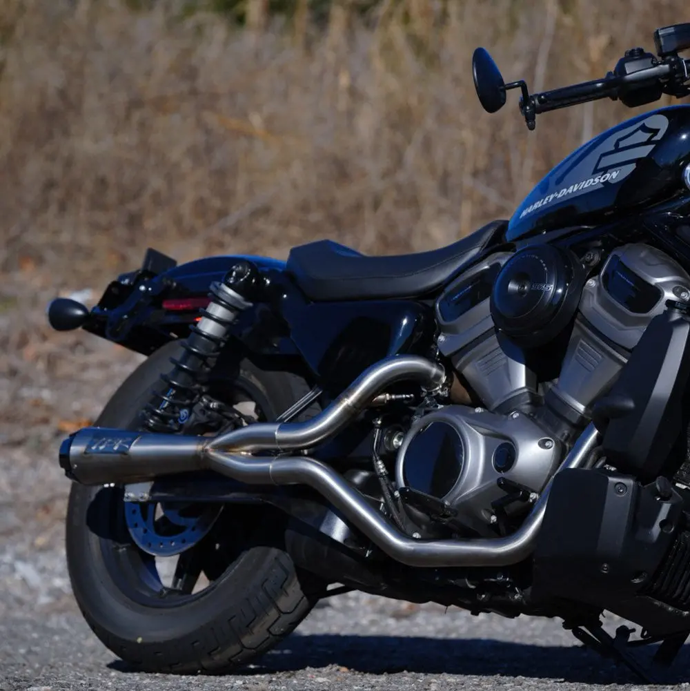 Two Bros. Comp S Stainless 2 Into 1 Exhaust For Harley Nightster Rh975 2022-Up 2