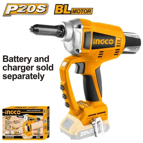 Rivet Gun Cordless 𝑃20ˢ Ingco(Discontinued) 2