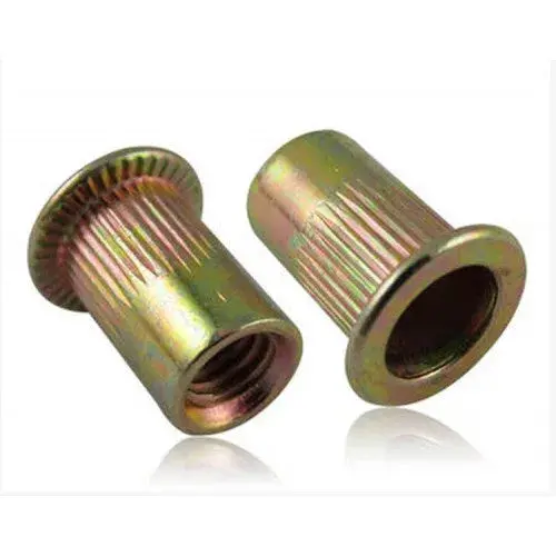 Rivet Nuts Large Flange Yellow Zinc 𝑝/𝑔ram 1