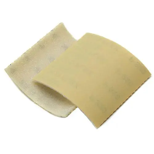 Sand Paper Sponge Backed Gold Felx Mirka 2
