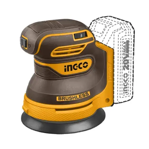 Sander Random Orbital Cordless 𝑃20ˢ Ingco 1