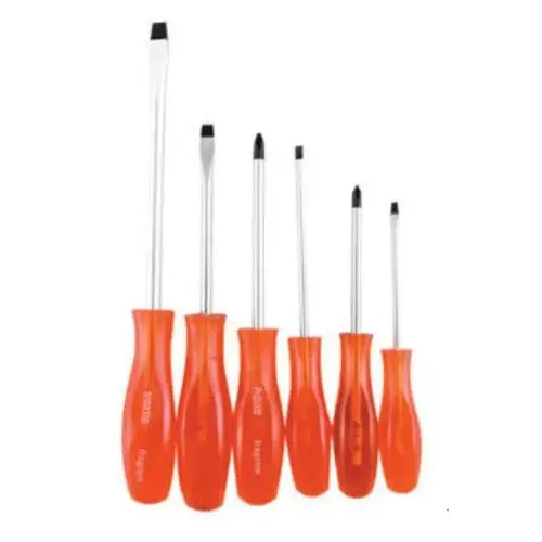 Screwdriver Set 6Pc Red Handle Torero 1