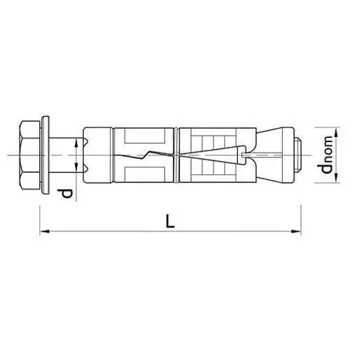 Shield Sleeve Anchor Original Rawlplug 3