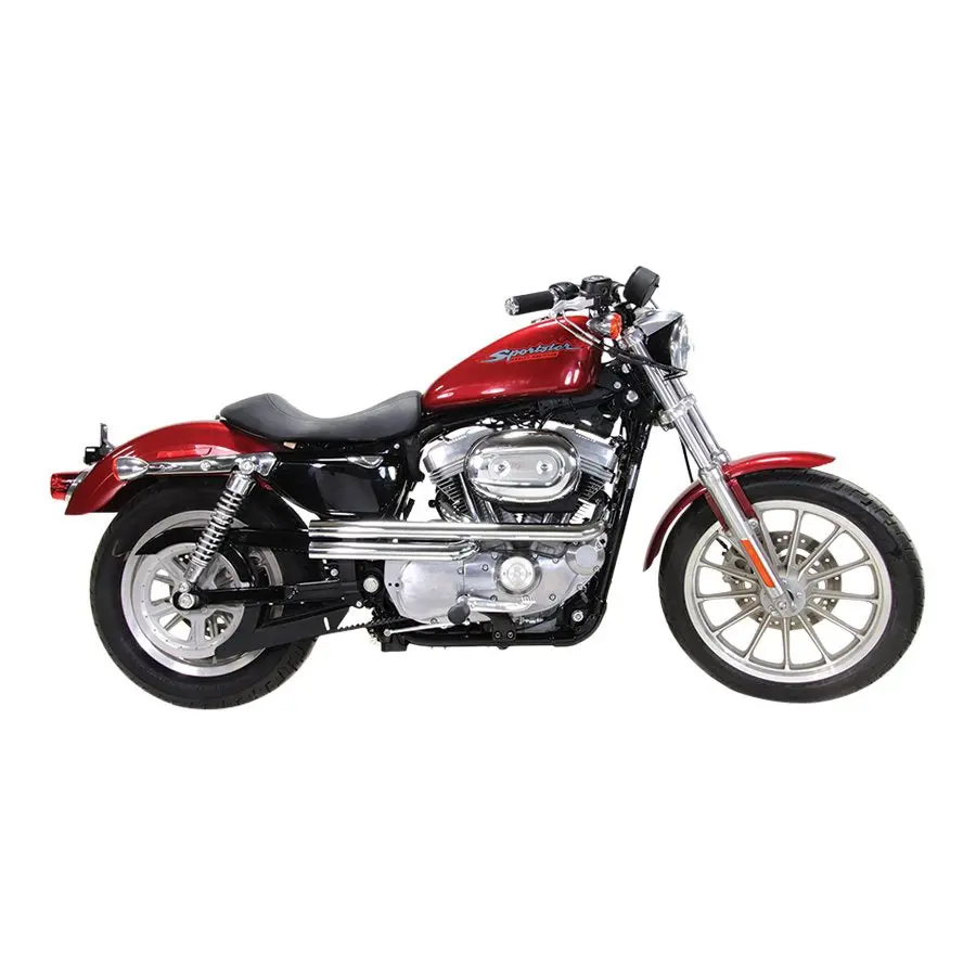 Sportster Shotgun Exhaust Pipes - Fits 2004-2018 - Straight Cut 1