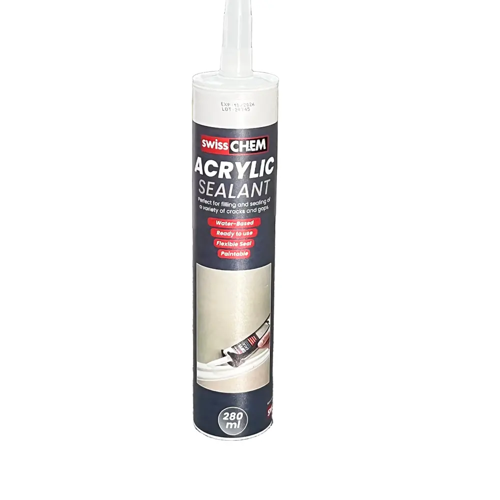 Silicone Sealant Acrylic Paintable Swisschem 1