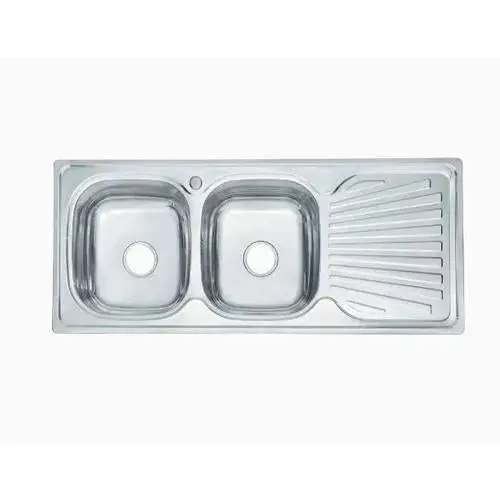 Sink Drop In Double Bowl End Africano 1