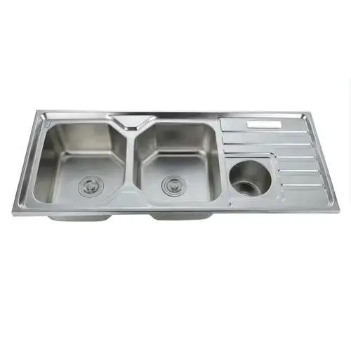 Sink Drop In Double Bowl End & Tidy 2