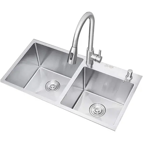 Sink Drop In Double Bowl Sleek 1
