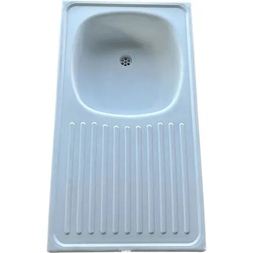Sink Sit On Single End Bowl Plastic Gd 1
