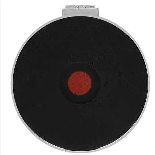 Stove Plate Element Solid Red Dotⓓ 1