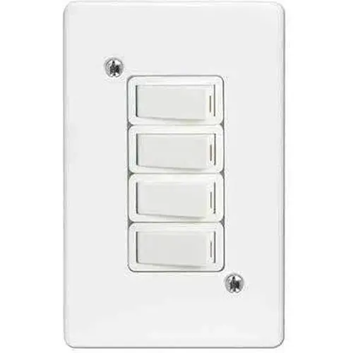 Switch 4X2 Steel Classic Crabtree 2