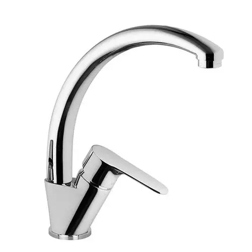 Tap Sink Mixer Round Rounded Lever 1