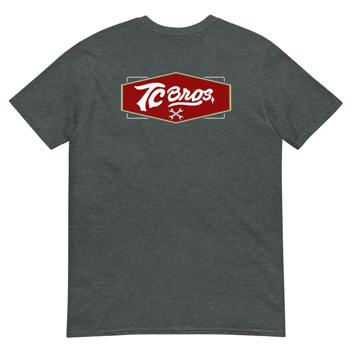 Shield - Heather Gray Tee (Front/Back Print) 5