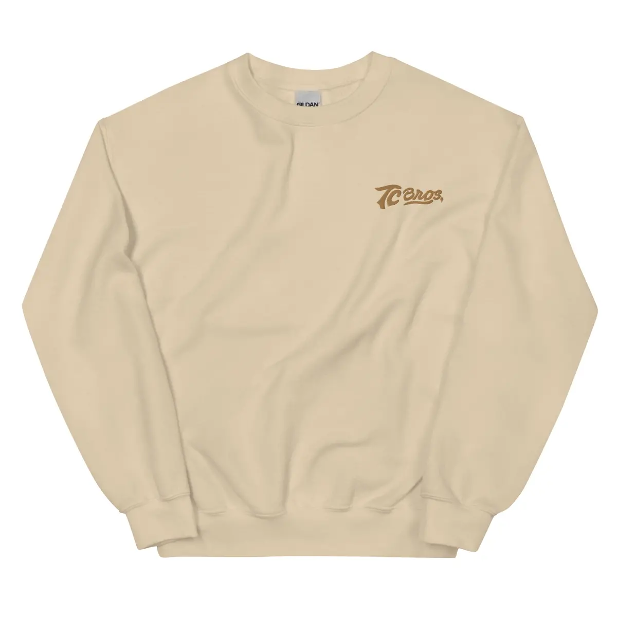 Tc Bros. Script Crewneck Sweatshirt - Sand 4