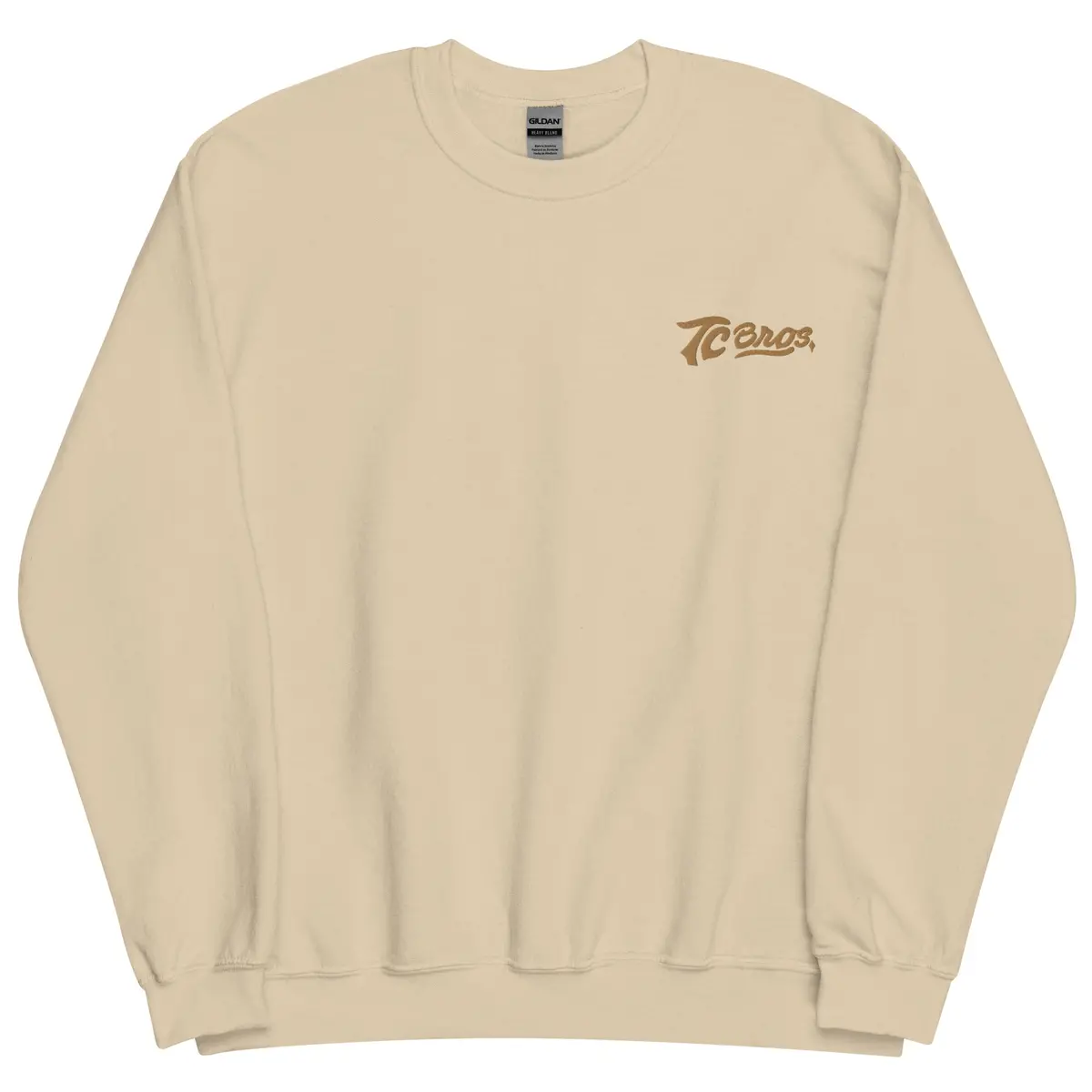 Tc Bros. Script Crewneck Sweatshirt - Sand 5