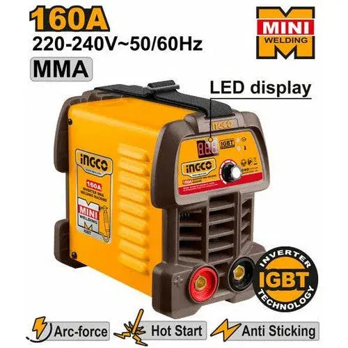 Welding Machine Stick 160𝐴 Mini Ingco 2