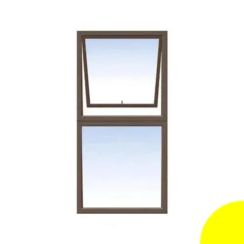 Window Aluminium C28pt 612 (𝑊590x𝐻1190mm) 1