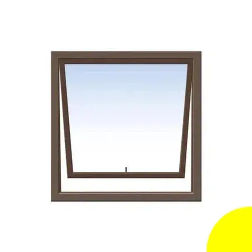 Window Aluminium C28pt 66 (𝑊590x𝐻590mm) 1