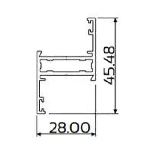 Window Aluminium Tubular Sash 1