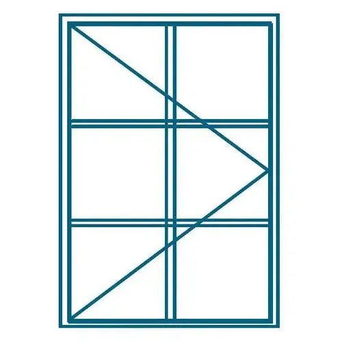 Window Steel C1 With Burglar Bars (𝑊508x𝐻924mm) 1