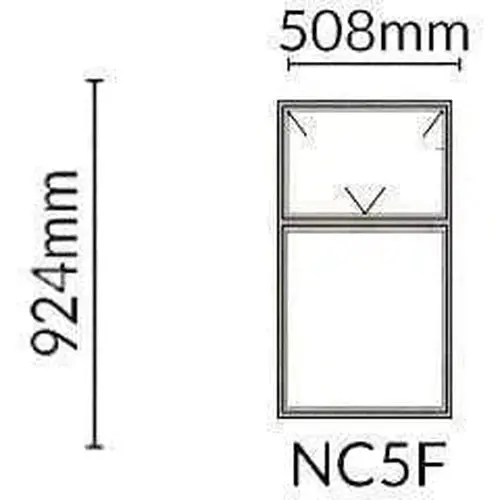 Window Steel Econo Nc5f (𝑊508x𝐻924mm) 1