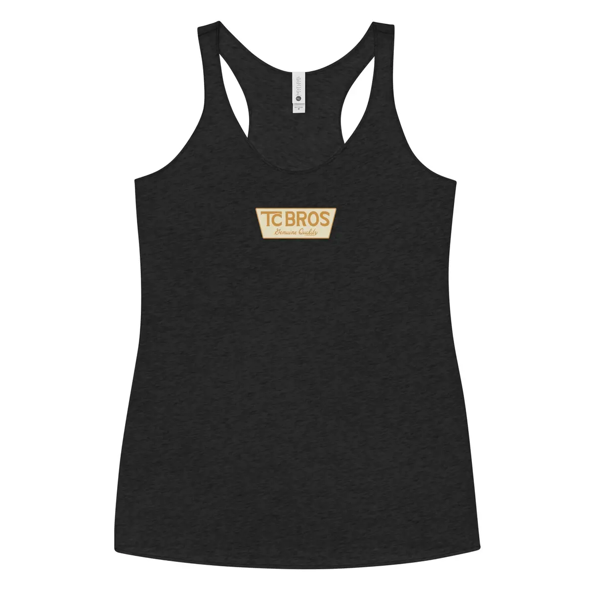 Genuine Quality - Women's Racerback Tank - Vintage Black 1
