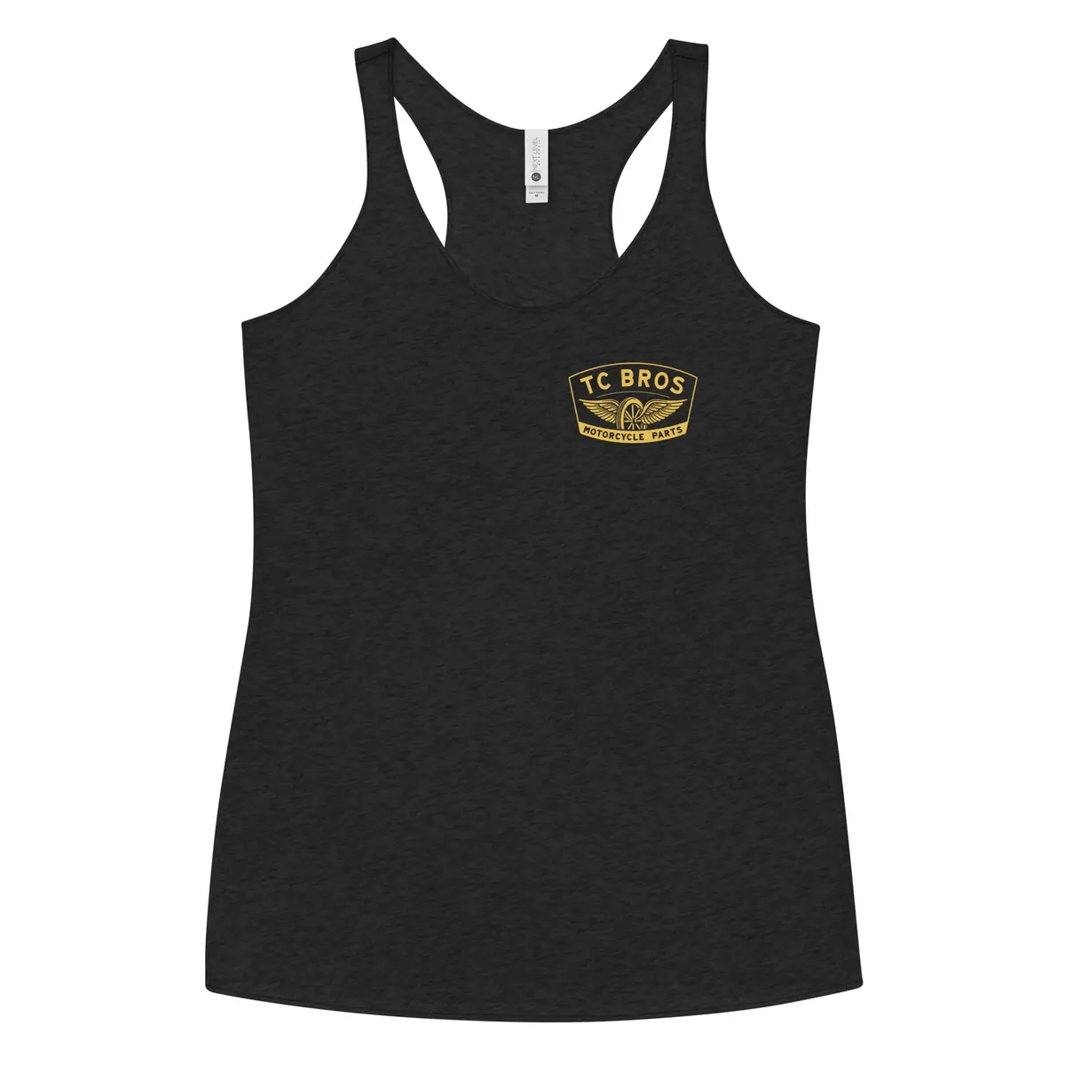 Winged Wheel - Women's Racerback Tank - Vintage Black 1