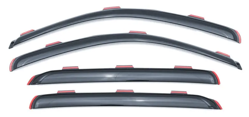 Lund Ventvisor Elite Window Deflectors For 2017 Nissan Titan Crew Cab – Smoke-Tinted, 4-Piece Set 1
