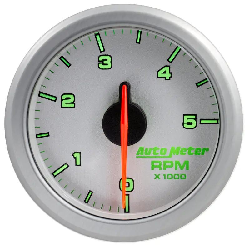 Autometer Airdrive 2-1/6″ Digital Tachometer — 0–5,000 Rpm, Silver Face 2