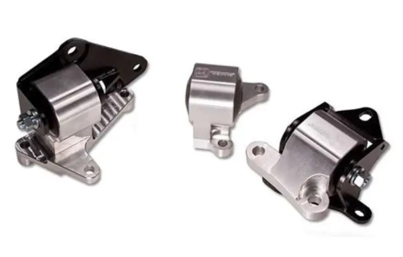 Innovative Aluminum Engine Mounts For 1996–2000 Honda Civic H-Series – Black, 95A Bushings 1