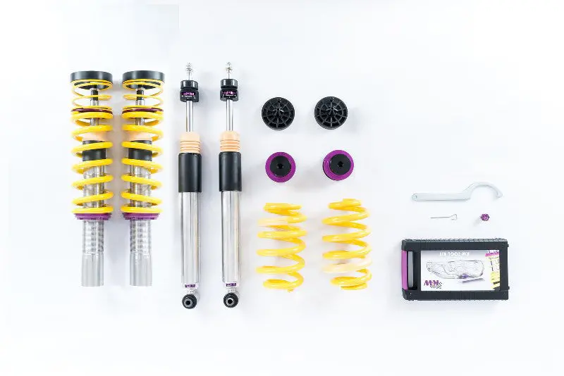 Kw Variant 3 Coilover Kit – Adjustable Performance Suspension For 2017+ Audi A4 B9 Sedan (Non-Edc, 50Mm Spring Perch) 1