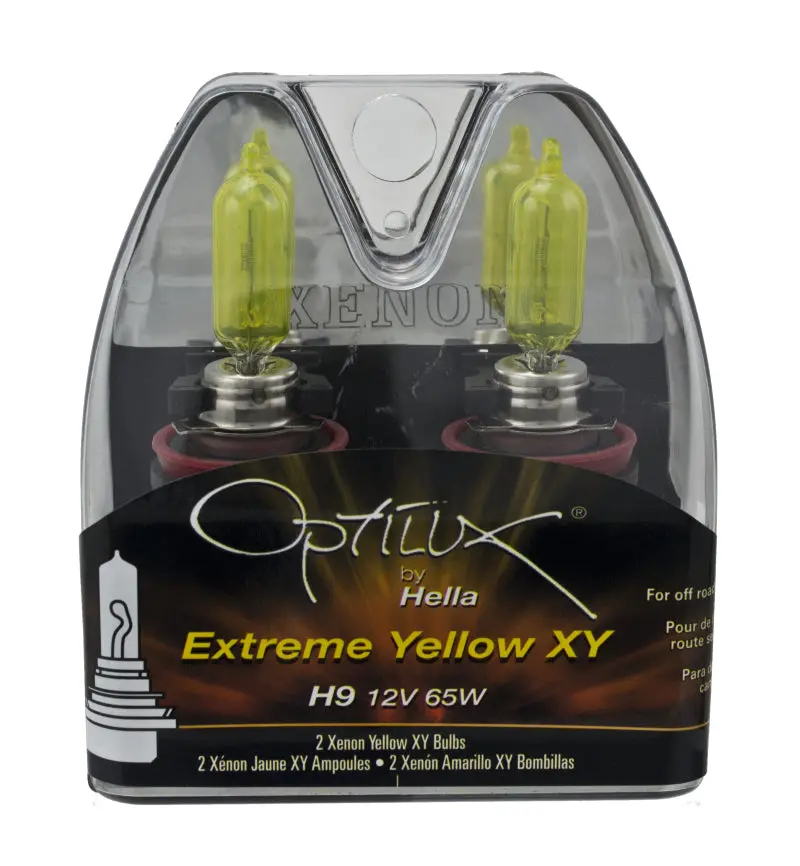 Hella H9 Halogen Bulb – 12V, 65W, Xenon-Yellow Output 1