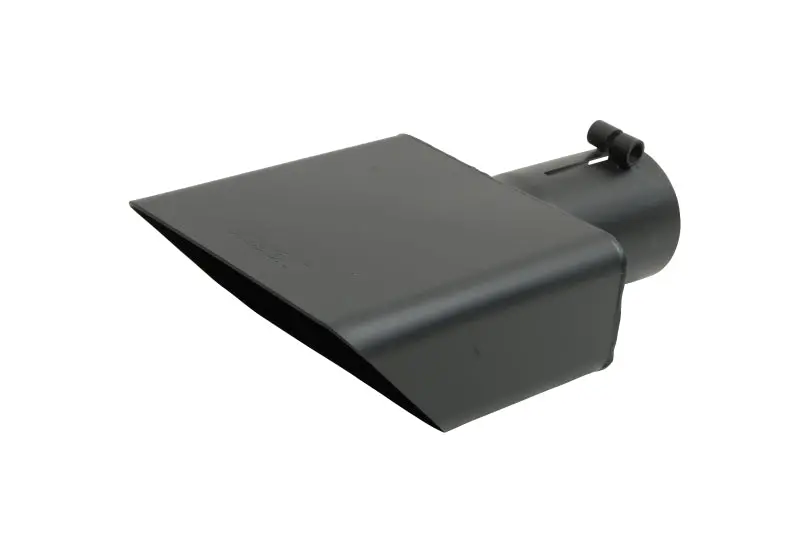 Gibson Black Ceramic Sport Exhaust Tip – Rectangular, Left-Side Mount 1