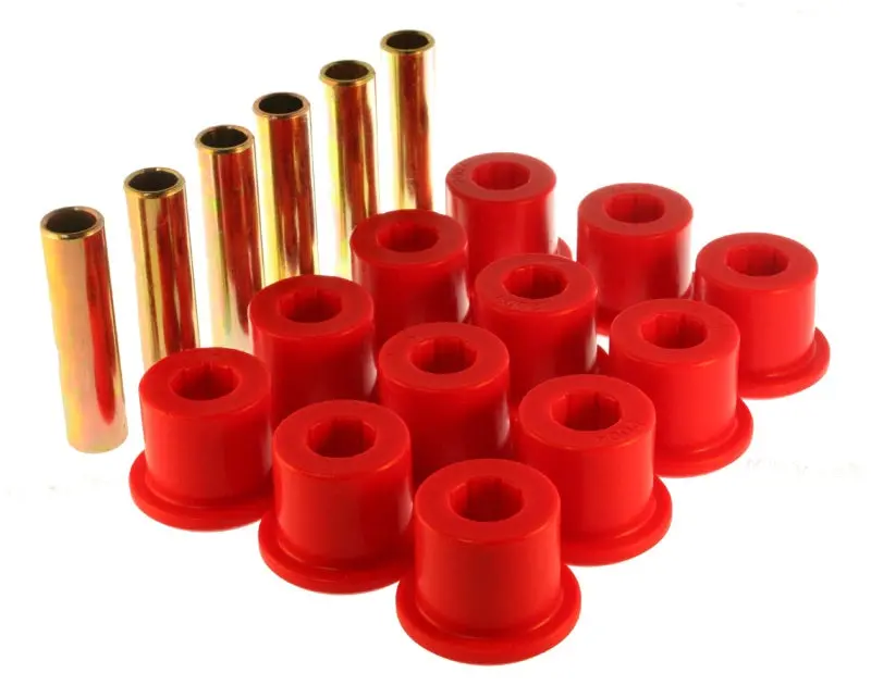 Energy Suspension Rear Spring Bushing Kit For Gm Vehicles – Red Polyurethane 1