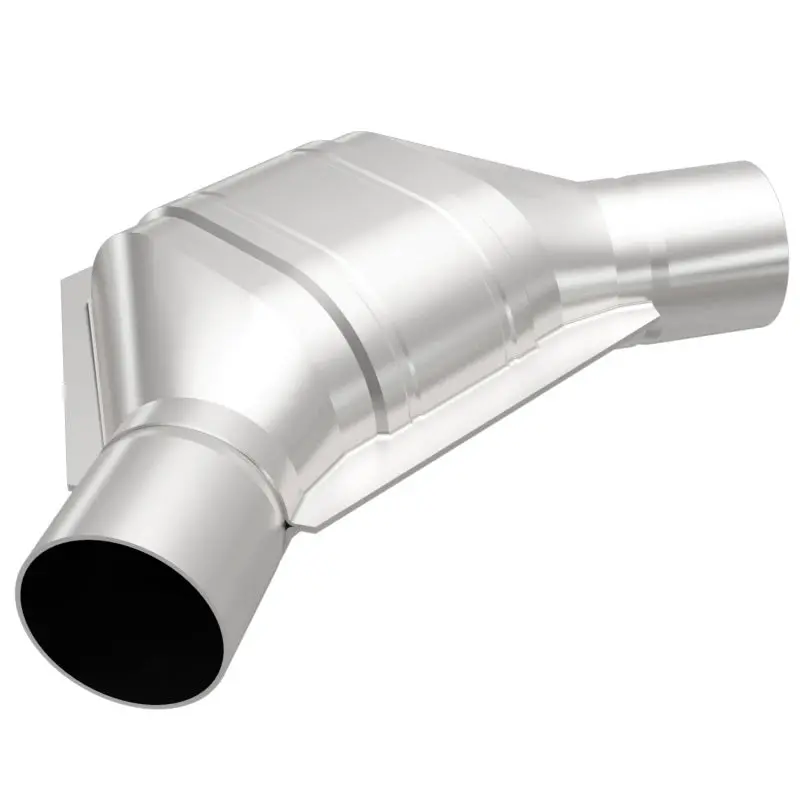 Magnaflow Universal Catalytic Converter – 2-Inch Diameter, Angled Inlet/Outlet Configuration 1