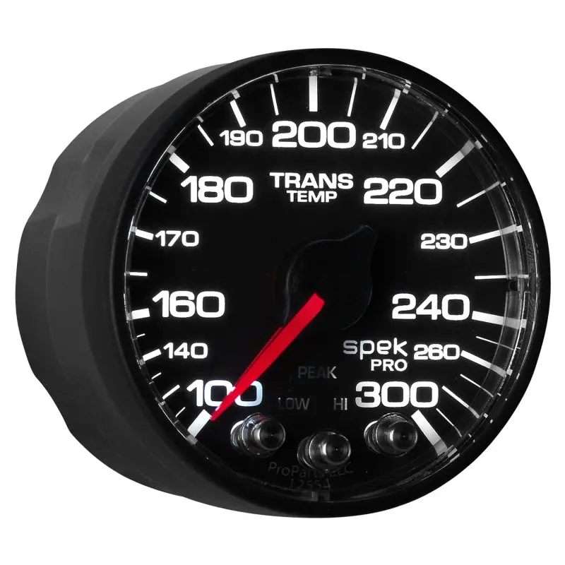Autometer Spek-Pro 52.4Mm 100-300 Deg F Digital Stepper Motor Trans Temp Gauge 1