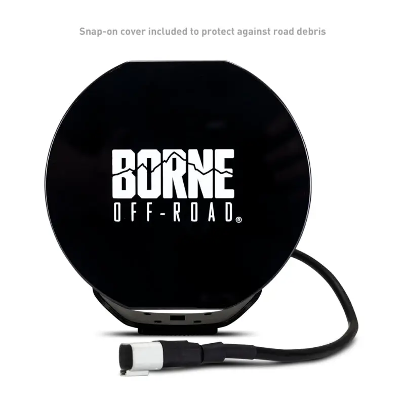 Borne Off-Road 7-Inch Round Led Light Kit (Pair) With Mounting Hardware 1