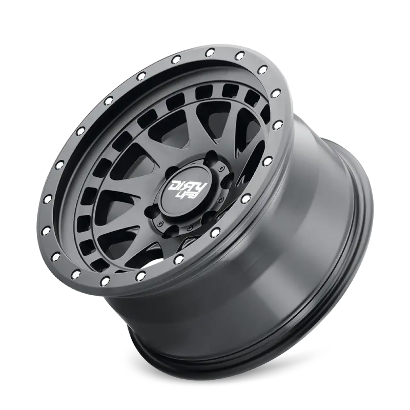 Dirty Life 9311 Enigma Pro 17X9/5X127 Bp/-12Mm Offset/71.5Mm Hub Matte Black Wheel - Beadlock 2