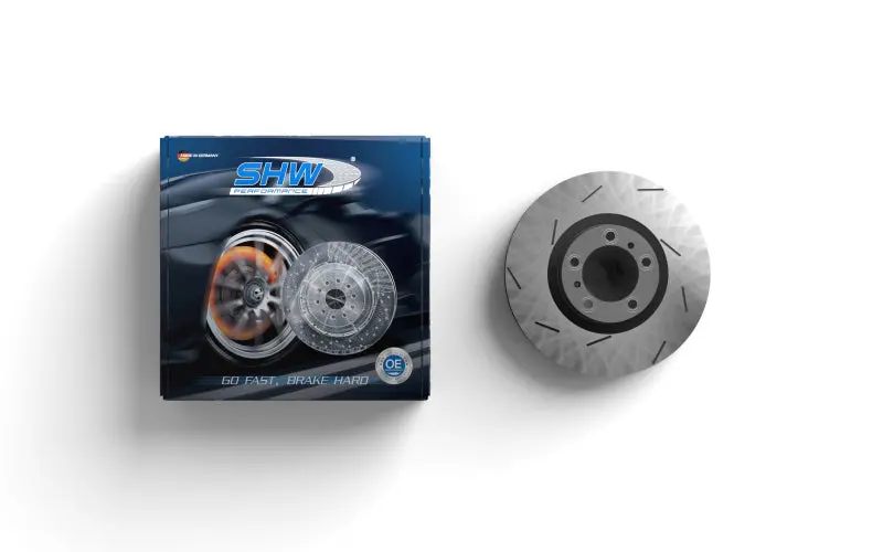 Shw Slotted Brake Rotor For 2012–2013 Porsche Panamera Turbo S (4.8L W/X80 Package) – Right Rear, Part #97035240620 1