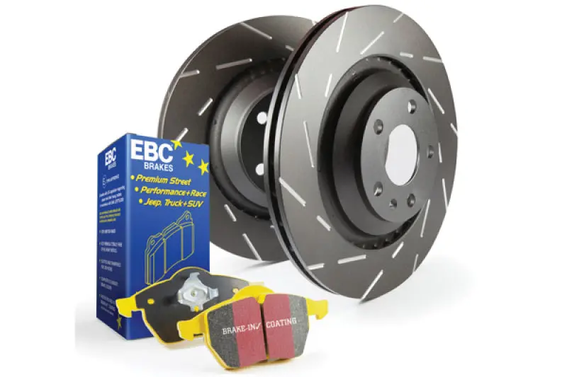 Ebc S9 Brake Kit: Yellowstuff Performance Pads + Usr Drilled & Slotted Rotors 1