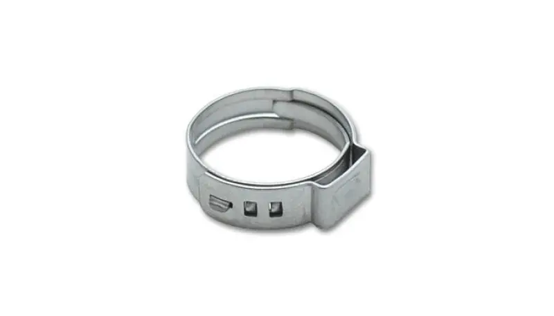 Vibrant One-Ear Stepless Stainless Steel Pinch Clamps – 9.4–11.9Mm Range, 7Mm Band Width (Pack Of 10) 1